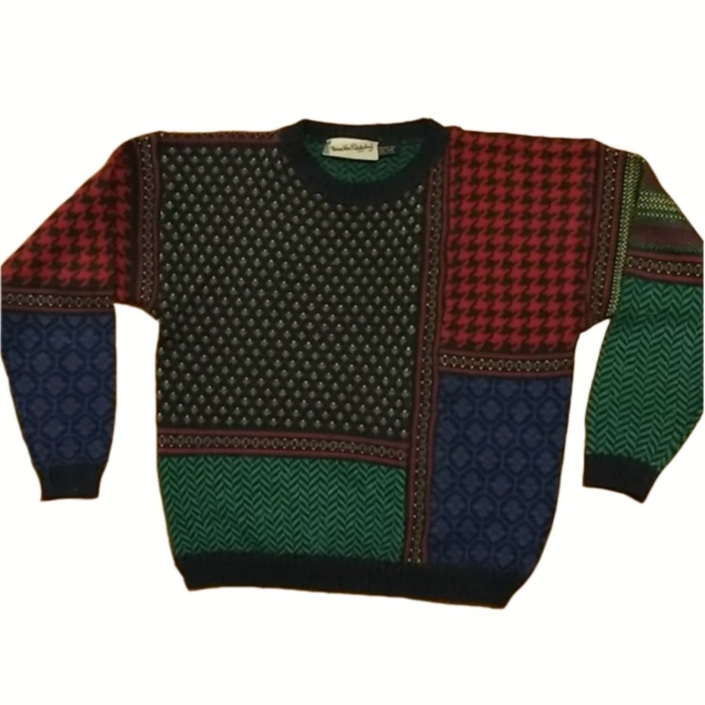 Vintage Diane Von Furstenburg Primary Hue Sweater